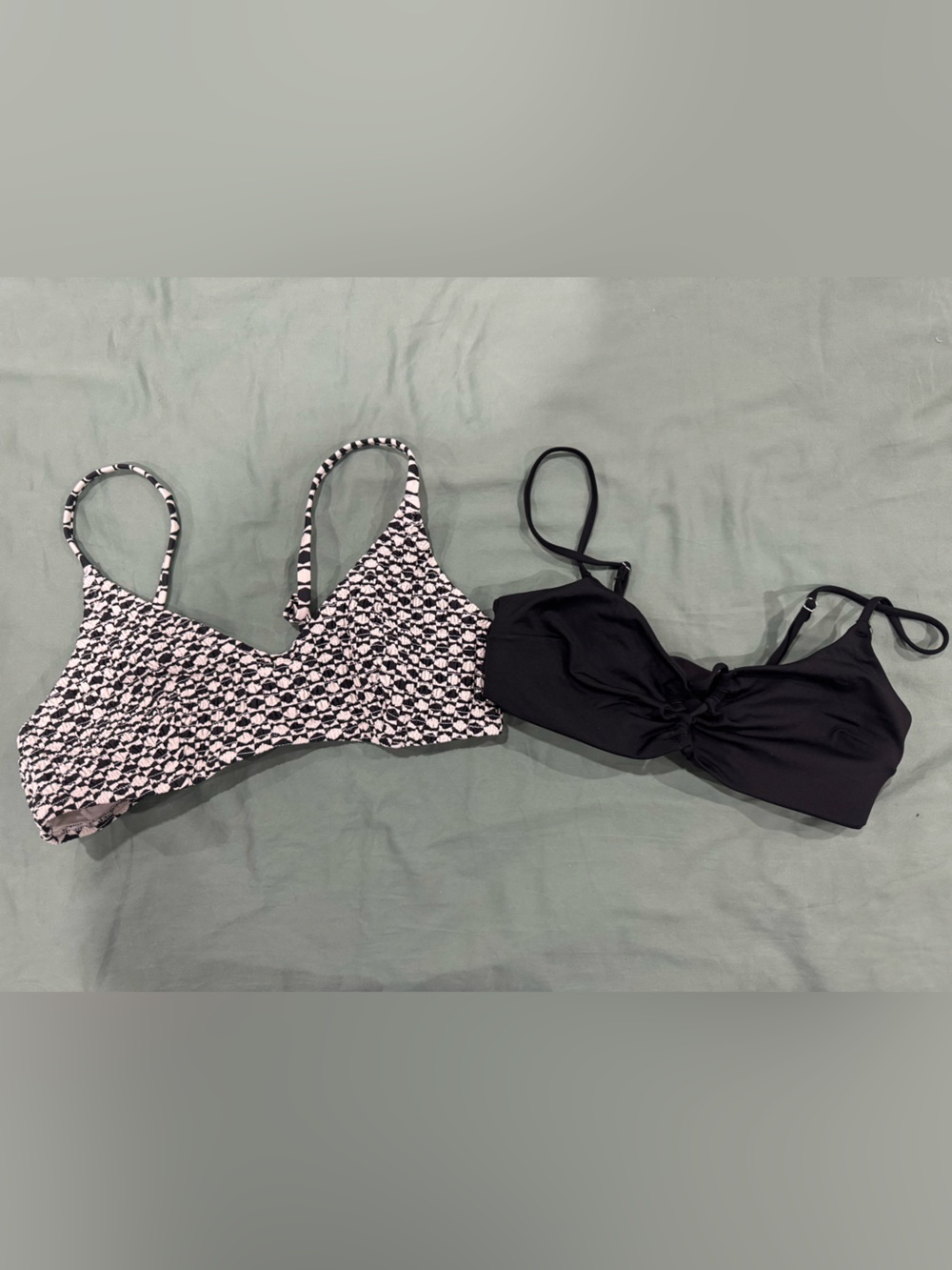H&M Black Reversible Bikini Top
